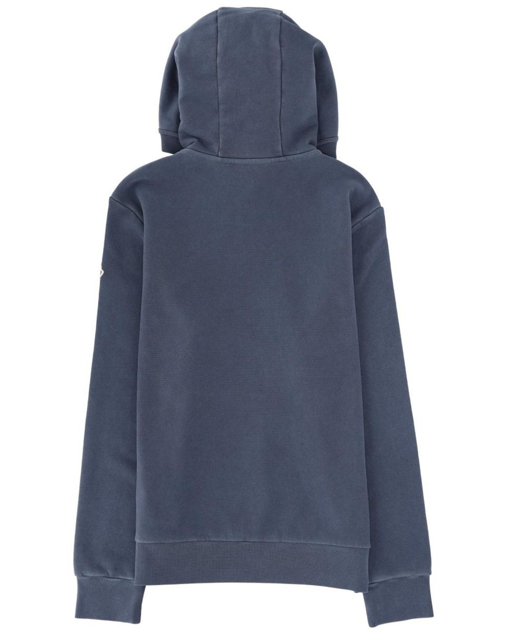 Moncler Blue Sweatshirt With Logo for men
