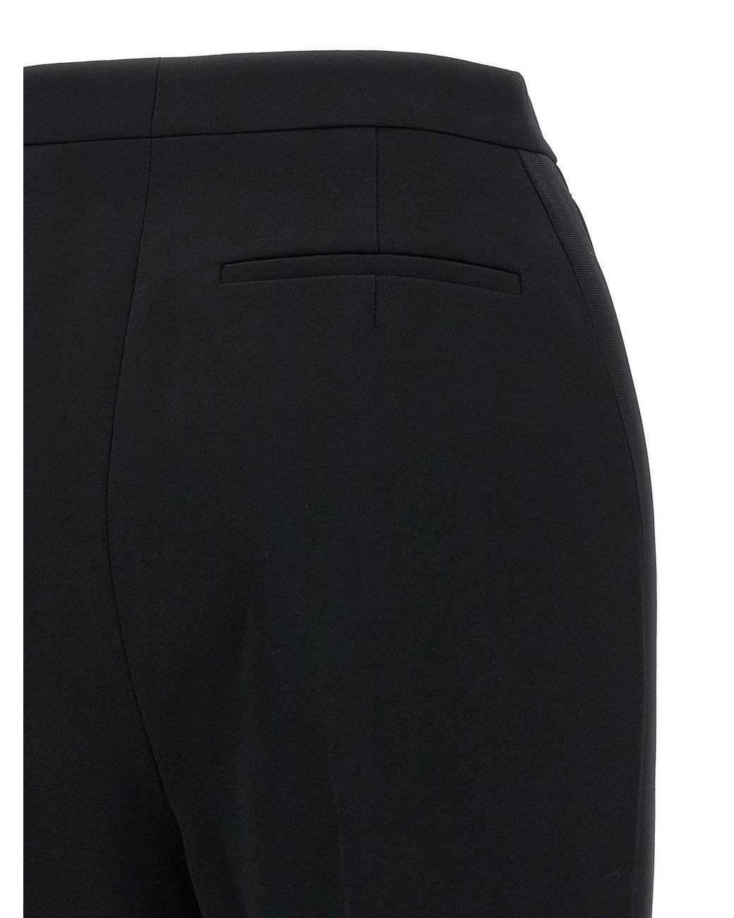 Givenchy Black Satin Band Pants