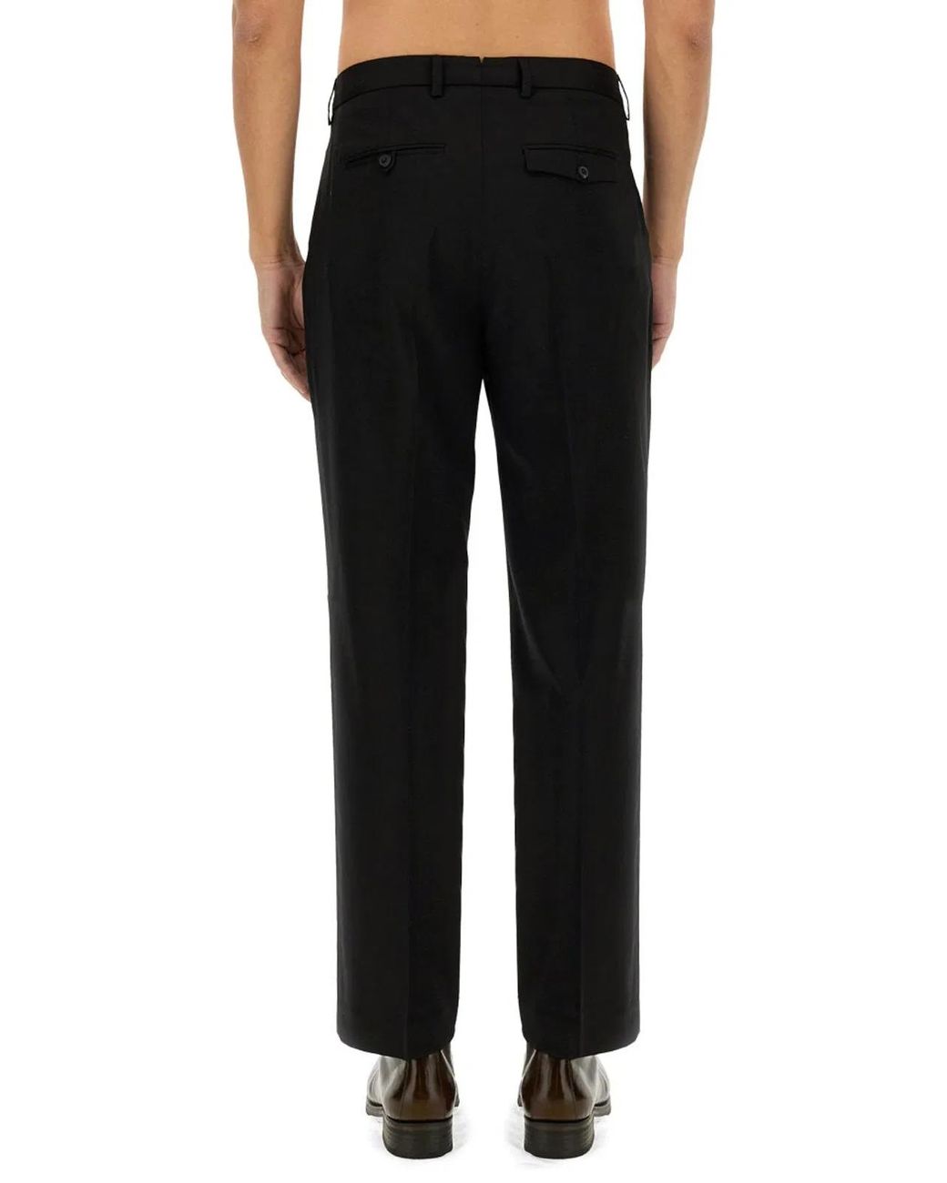 Our Legacy Black Tailored Chino Pants With Classic Design for men