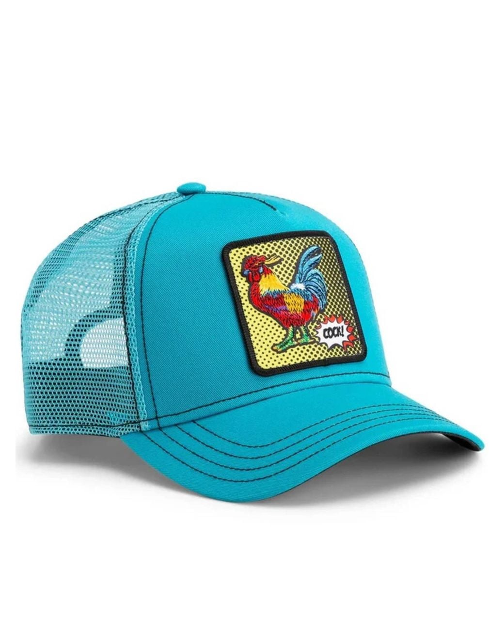 Goorin Bros Blue Original Trucker Pop Art Rooster