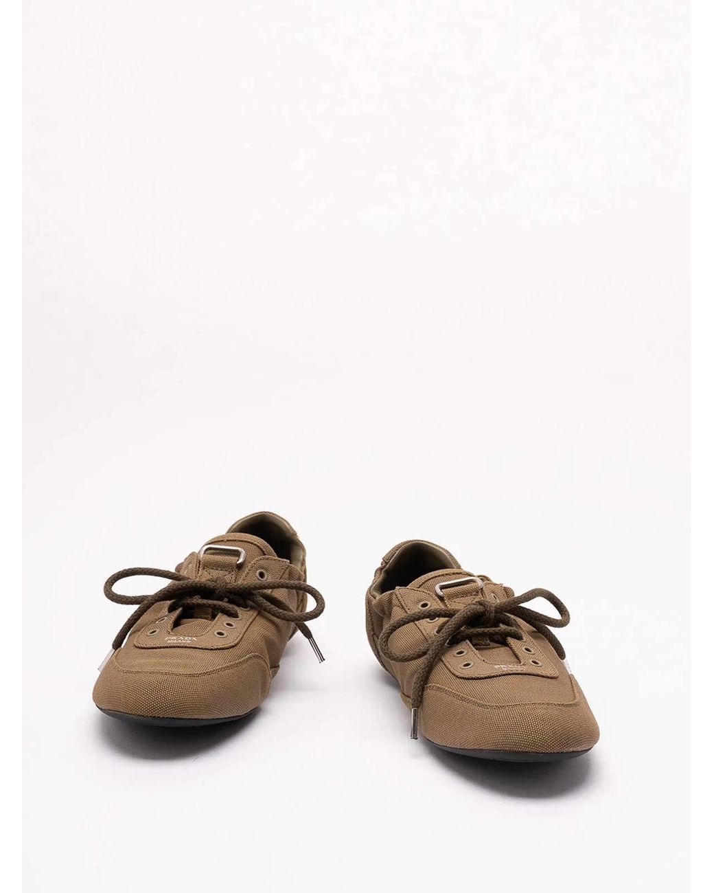 Prada Brown 'Collapse' Sneakers