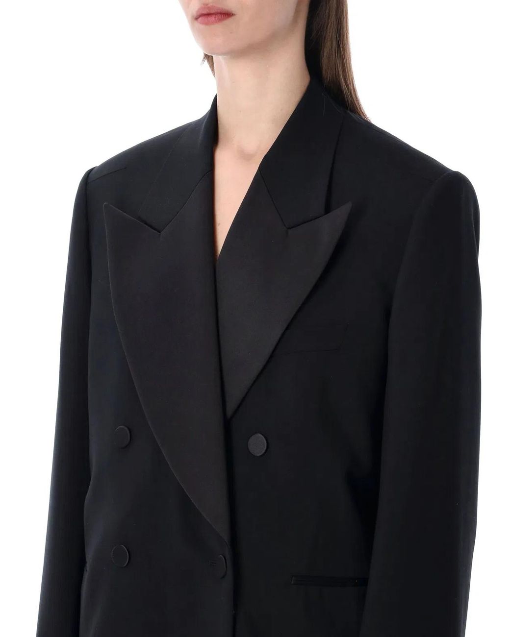 Dries Van Noten Black Bosea Tuxedo Jacket