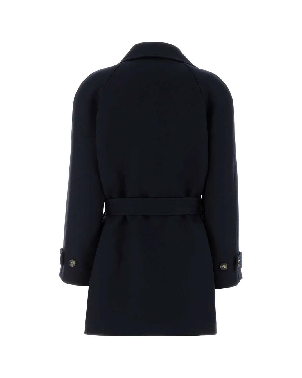 Loewe Blue Wool Blend Coat