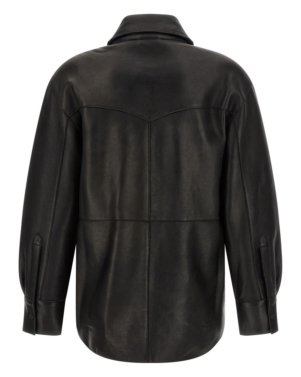 P.A.R.O.S.H. Black P.A.R.O.S.H. Leather Shirt