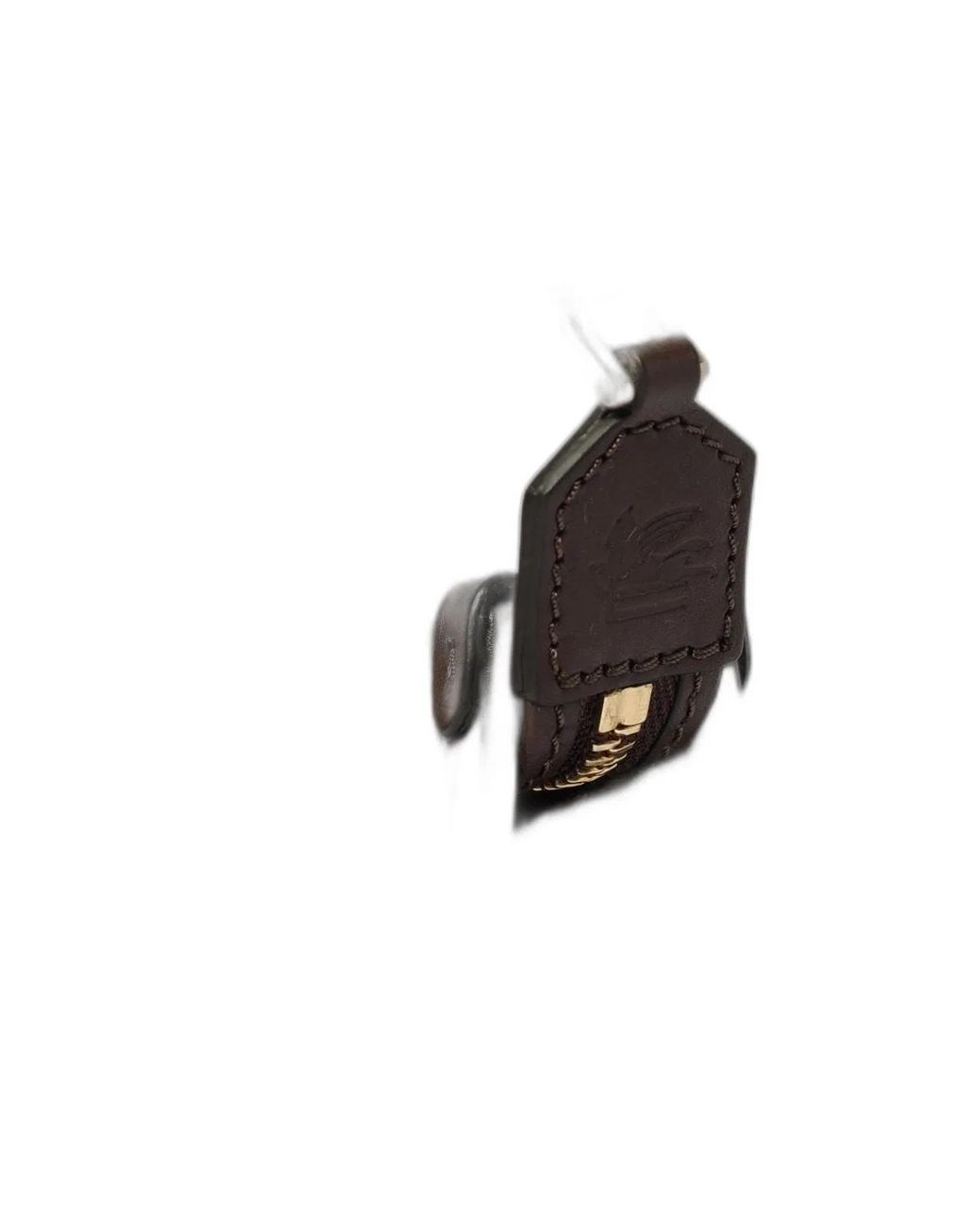 Etro Brown Arnica Cotton Shoulder Bag