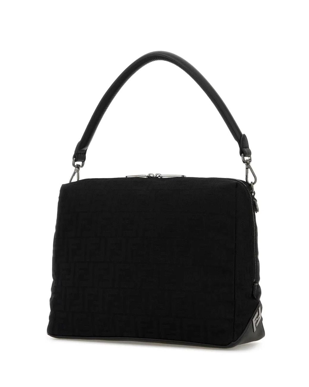 Fendi Black Nylon Large Lui Handbag for men