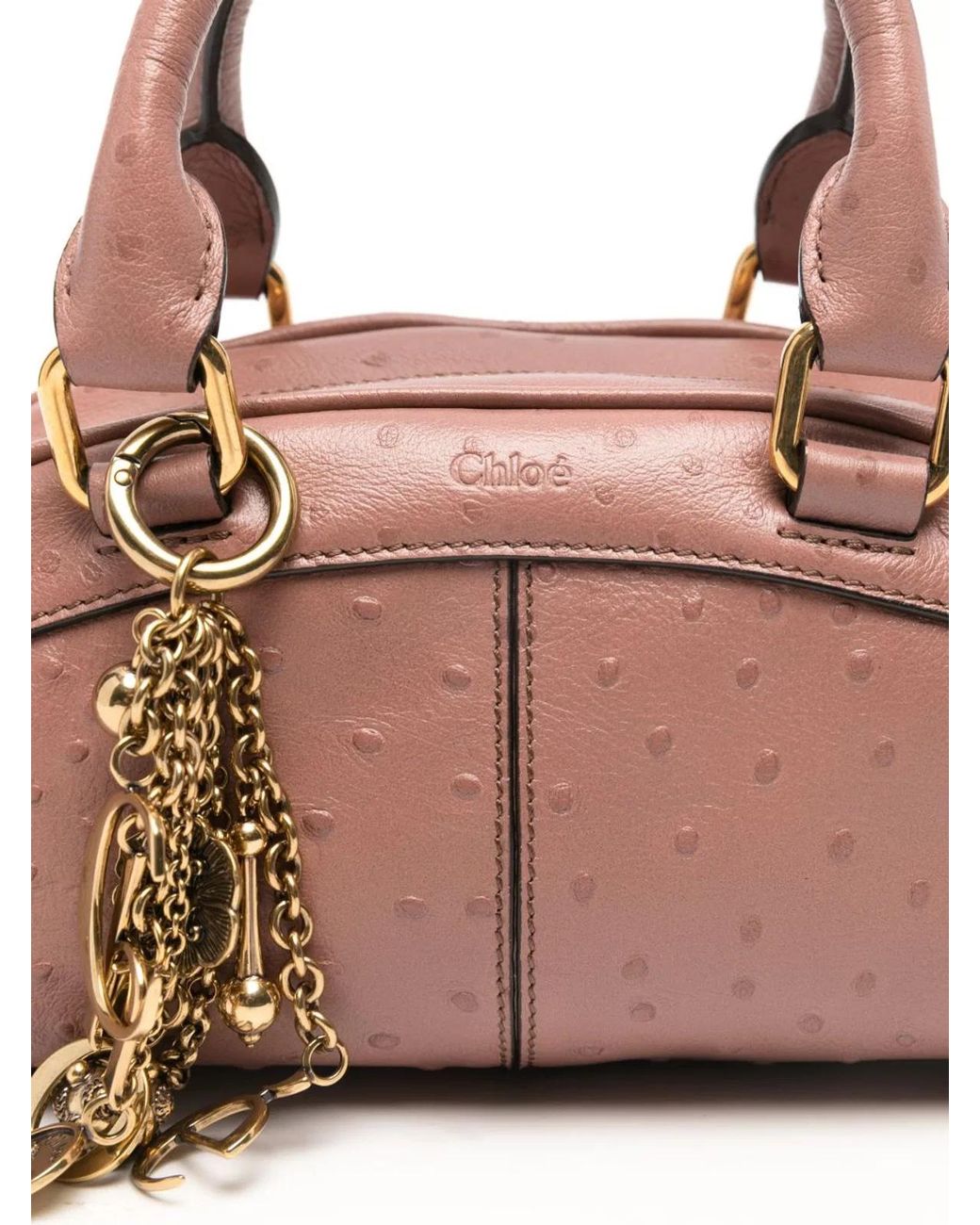 Chloé Pink Small Bowling Bag