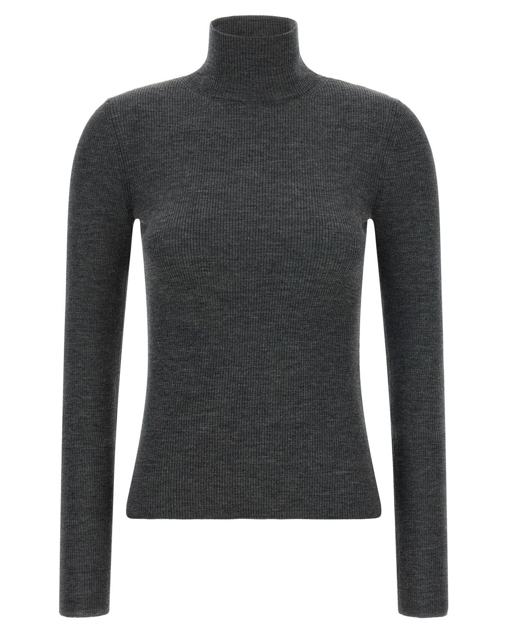 Max Mara Black 'Cavallo' Turtleneck Sweater