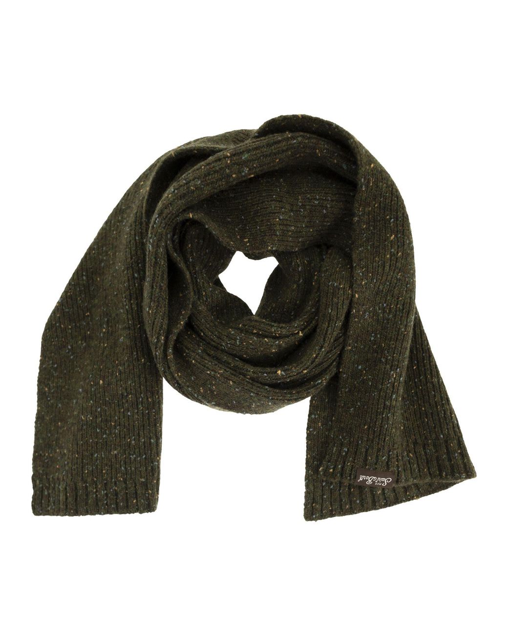 Mc2 Saint Barth Gray Gift Box With Wool-Blend Beanie And Scarf for men