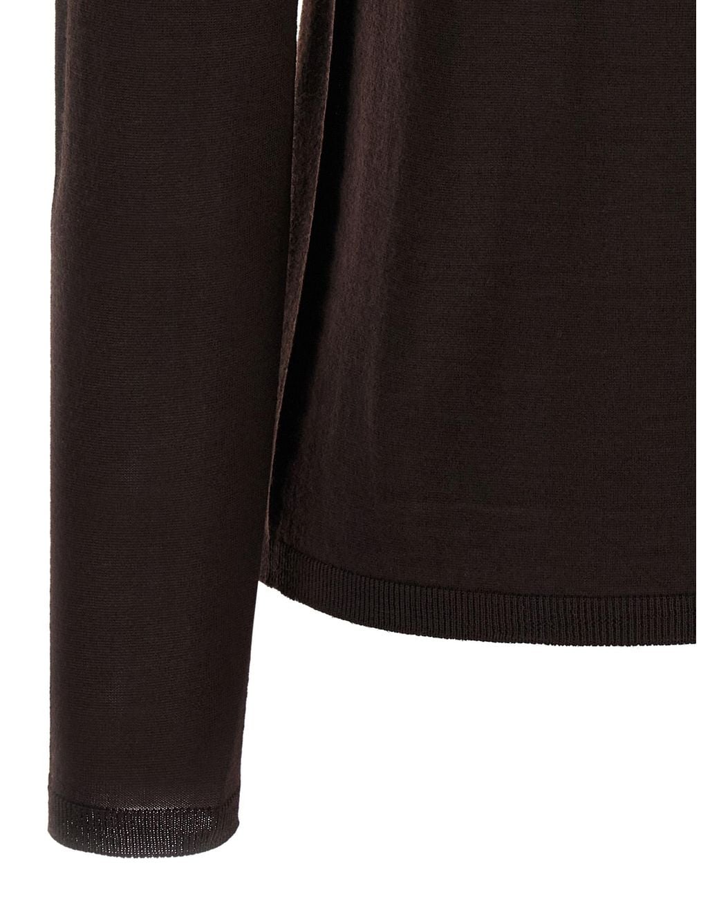 Max Mara Black 'Saluto' Turtleneck Sweater