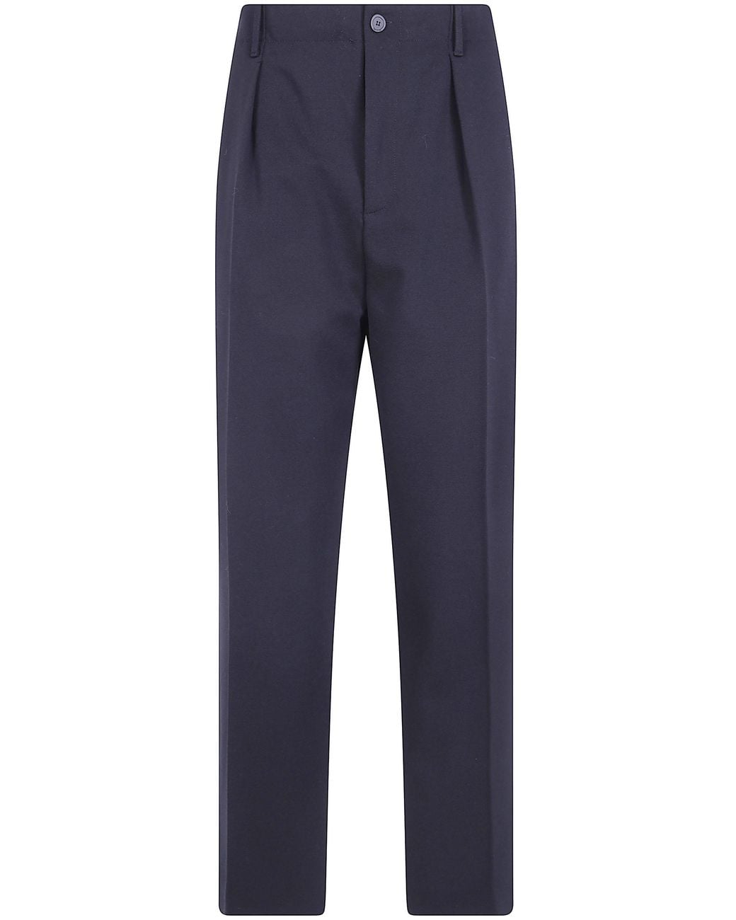 Semicouture Blue "Tera" Wide Leg Trousers