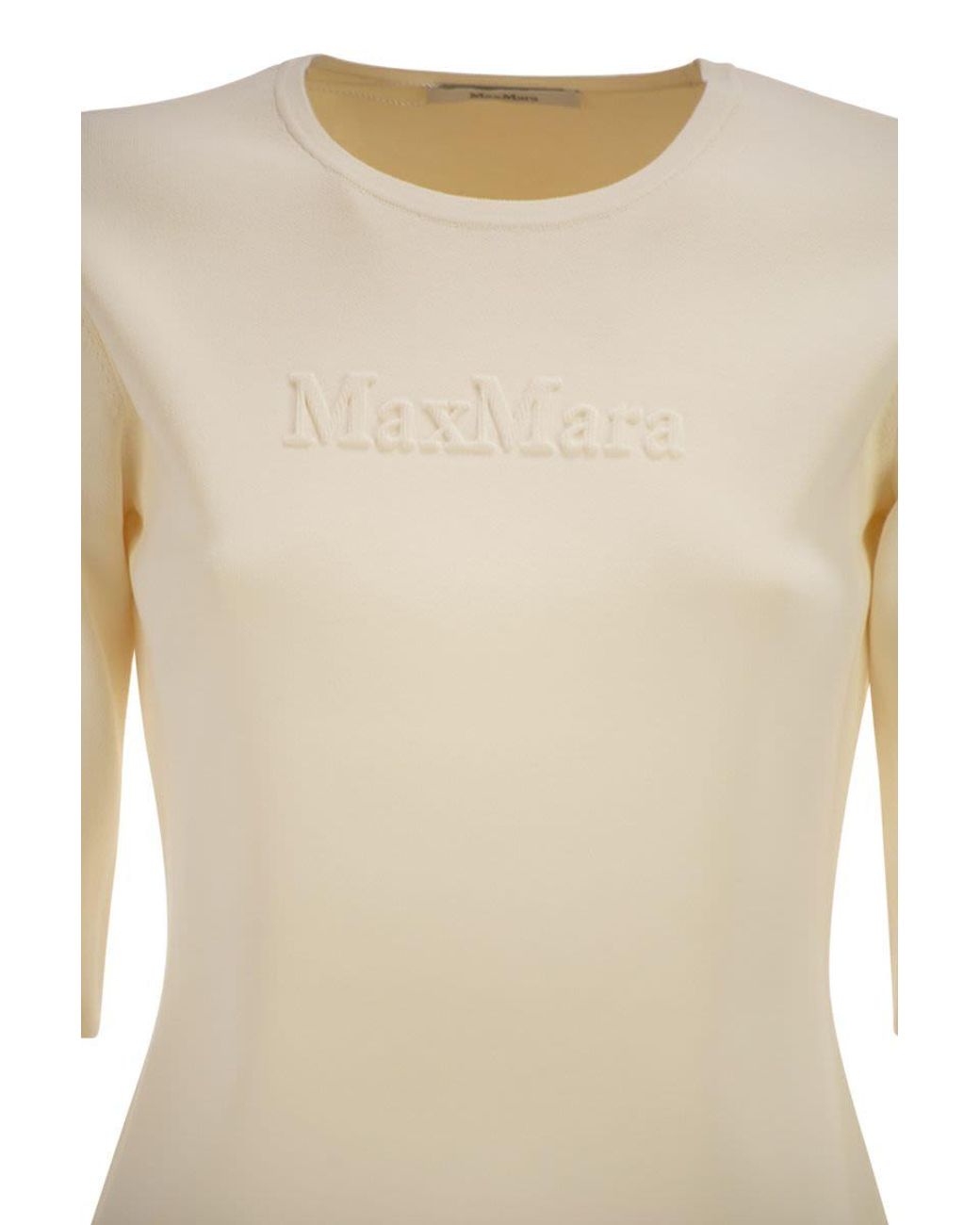 Max Mara Pure White Mxpaustero T-Shirt