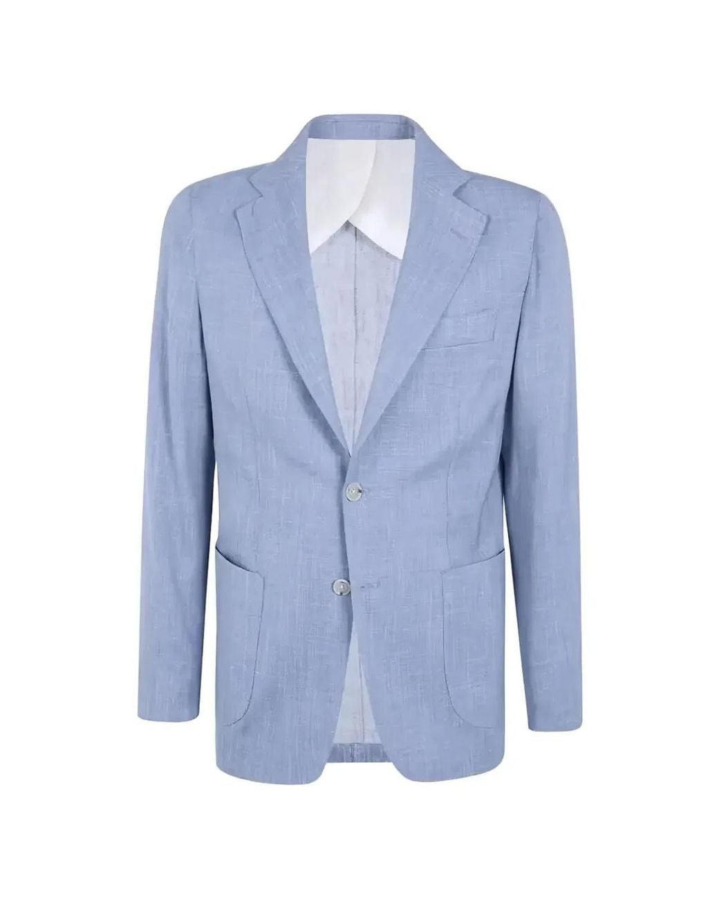 Barba Napoli Blue "Bactive Mono" Jacket for men