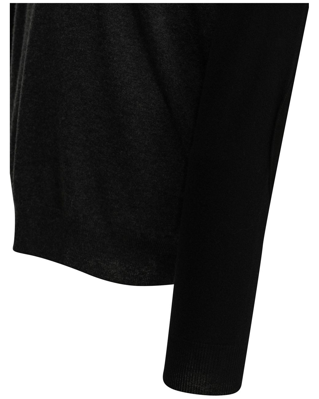Maison Margiela Black Wool Crewneck Sweater for men
