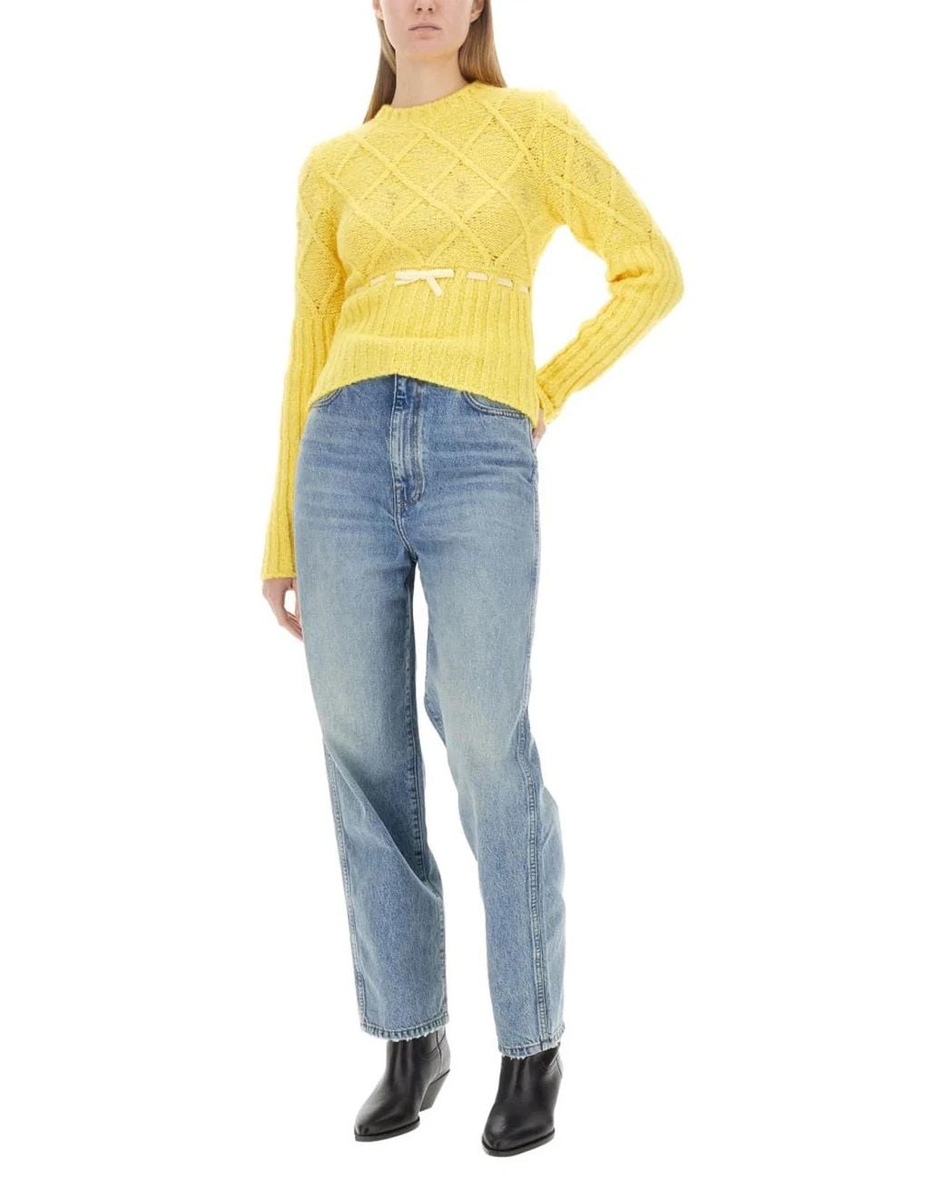 Cormio Yellow Wool Jersey