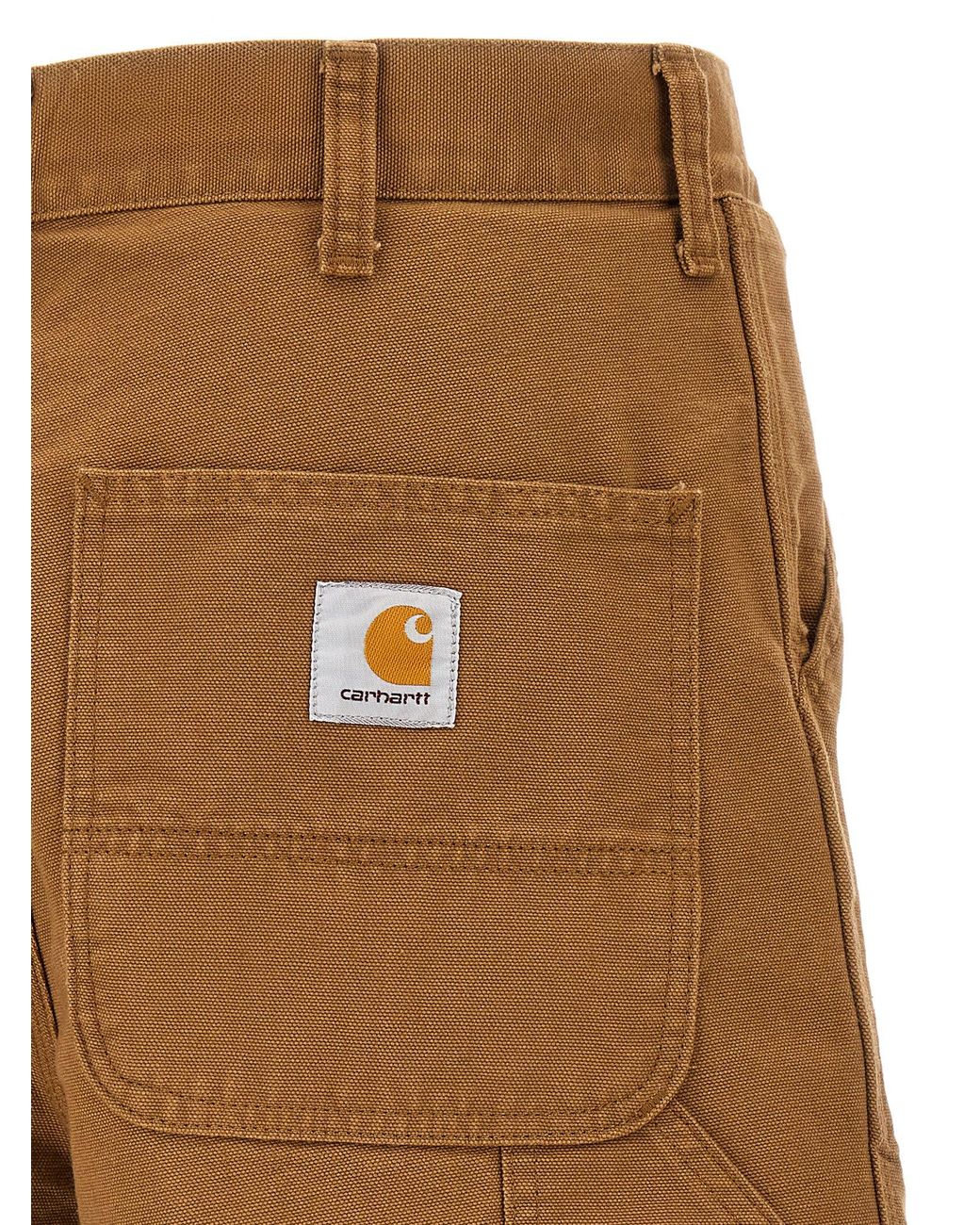 Carhartt Brown 'Single Knee' Bermuda Shorts for men