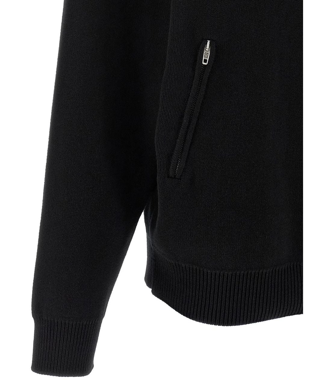 Balenciaga Blue Back-To-Front Cotton Sweater