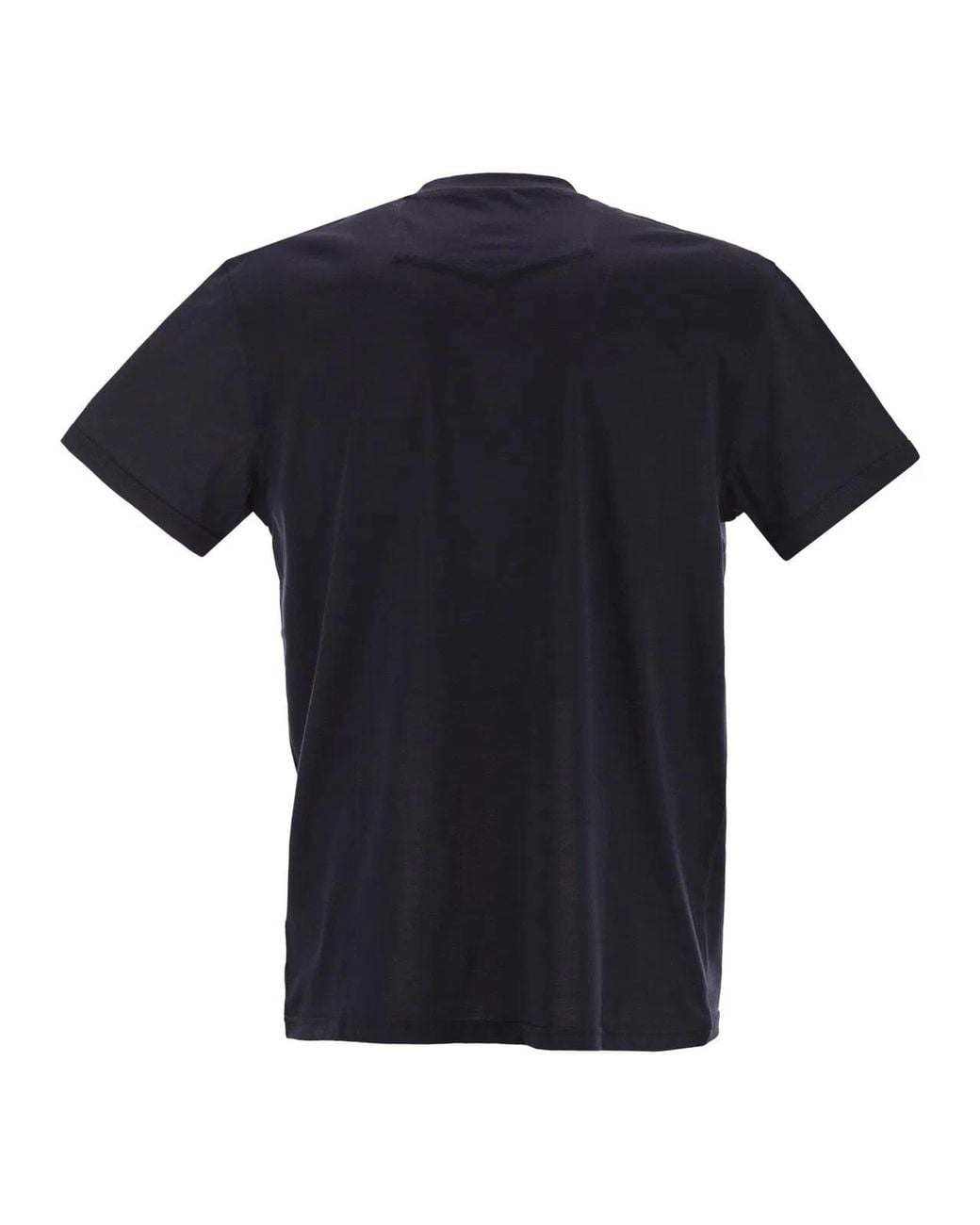 PT Torino Black Silk And Cotton Jersey Knit for men