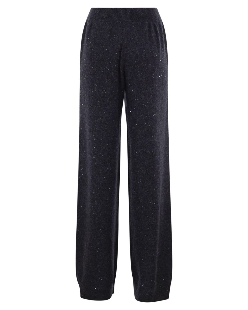 Fabiana Filippi Blue Knitted Trousers