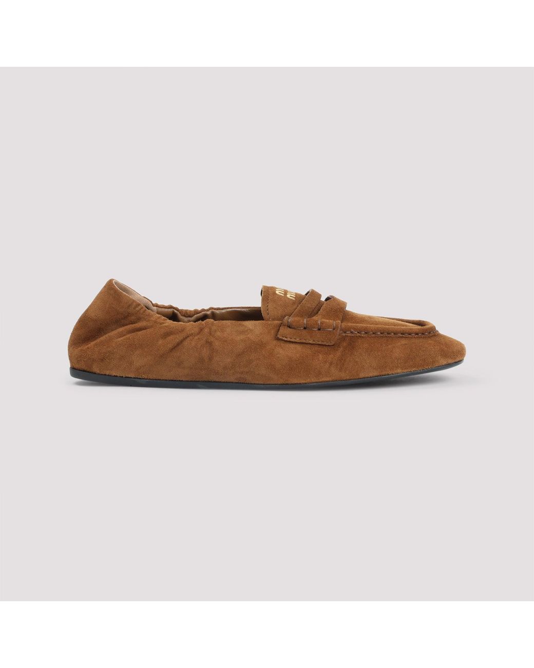 Miu Miu Brown Loafers