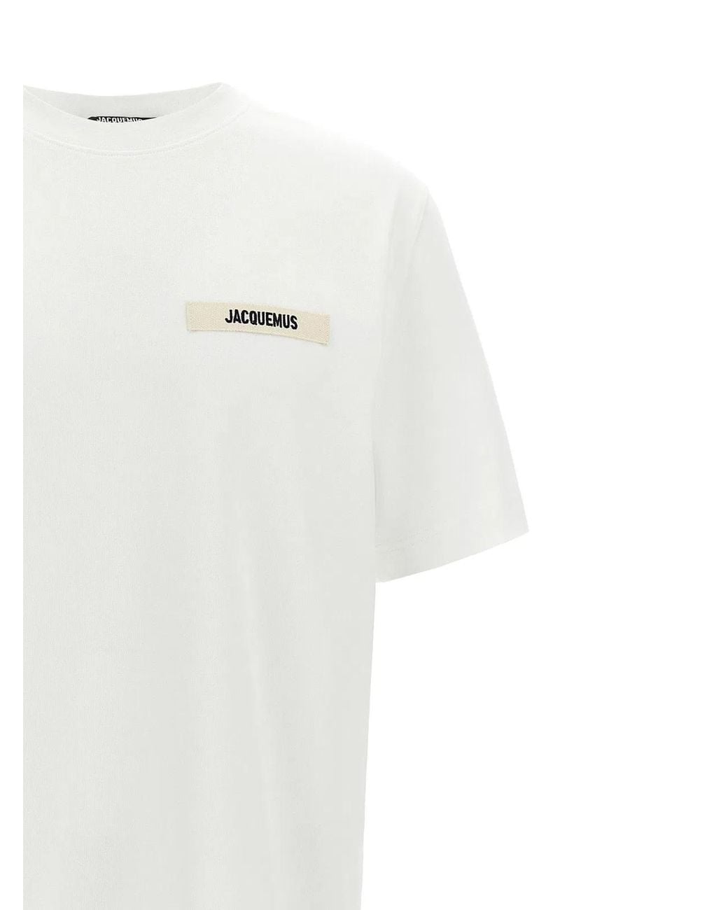 Jacquemus White 'Gros Grain' T-Shirt for men