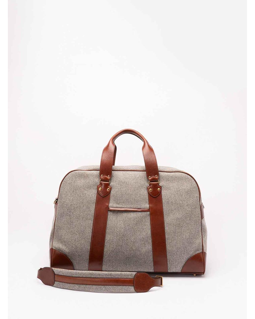 Brunello Cucinelli Brown Luggage Bag for men