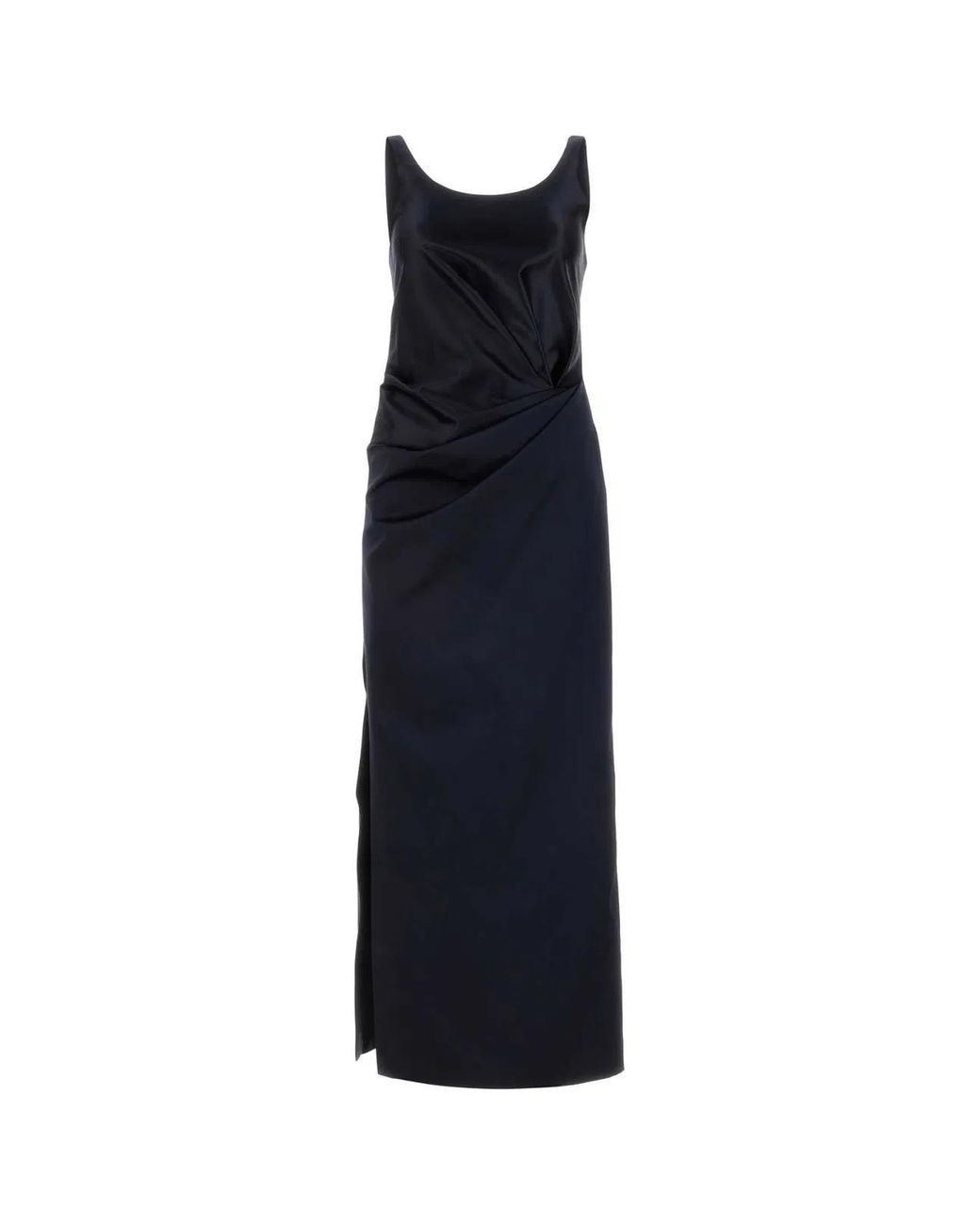 Fendi Blue Midnight Satin Dress