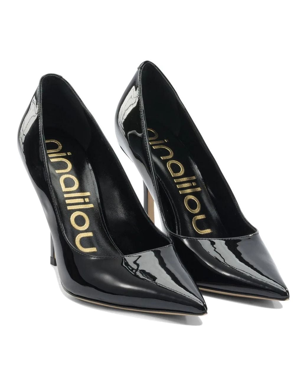 Ninalilou Black Heeled Shoes