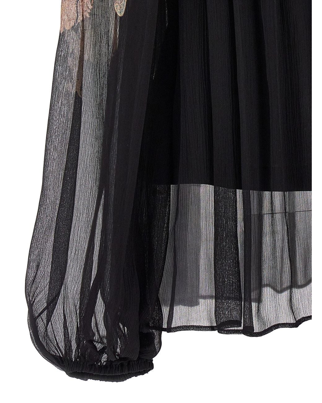 Zimmermann Black 'Illustration Billow' Blouse
