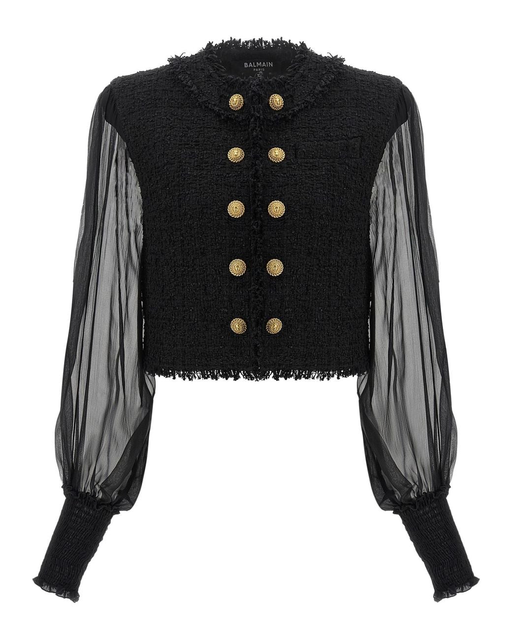 Balmain Black Spencer Blazer
