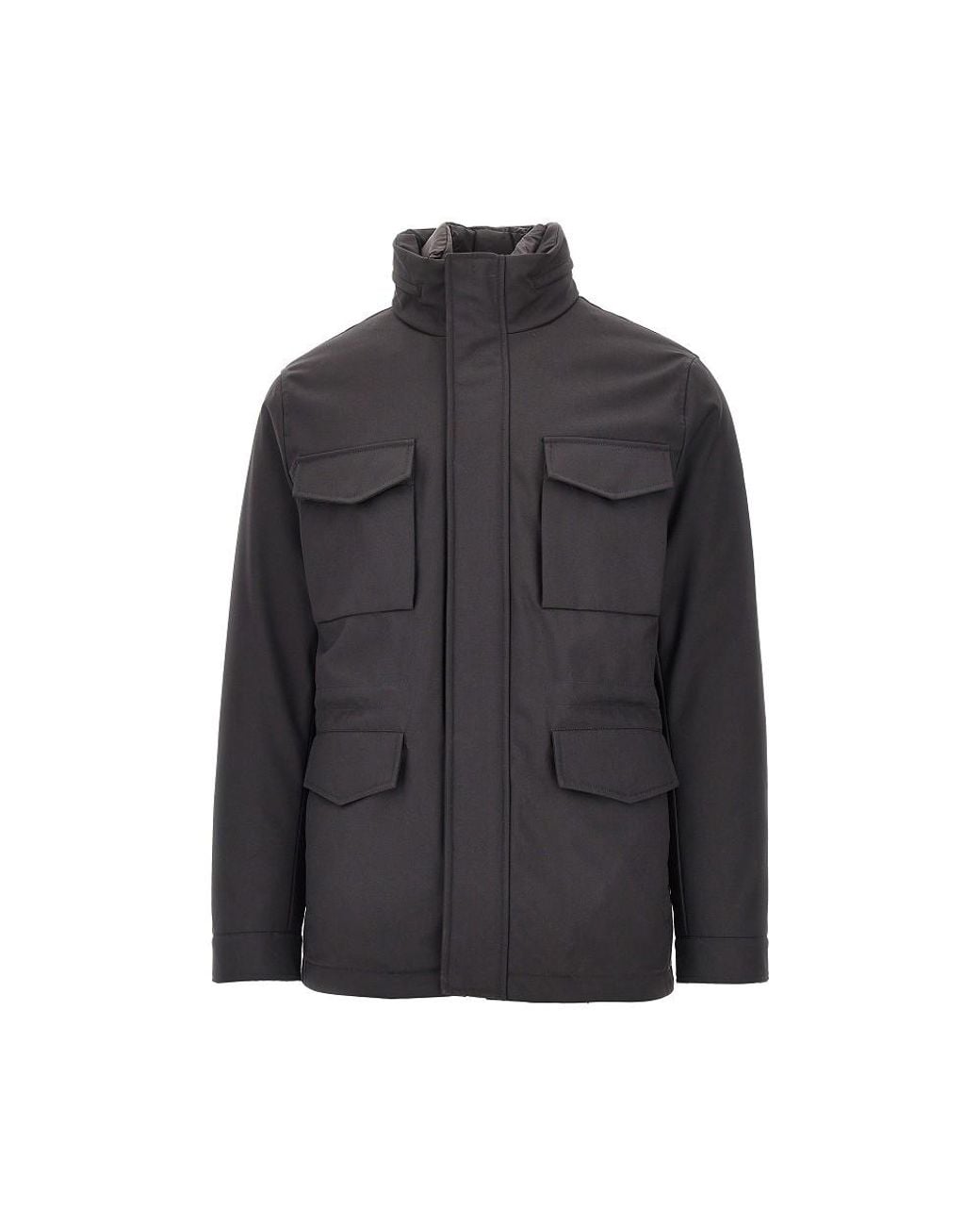 DUNO Black Fender Padded Jacket for men