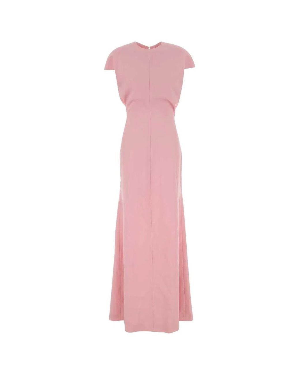 Jil Sander Pink Sable Long Dress