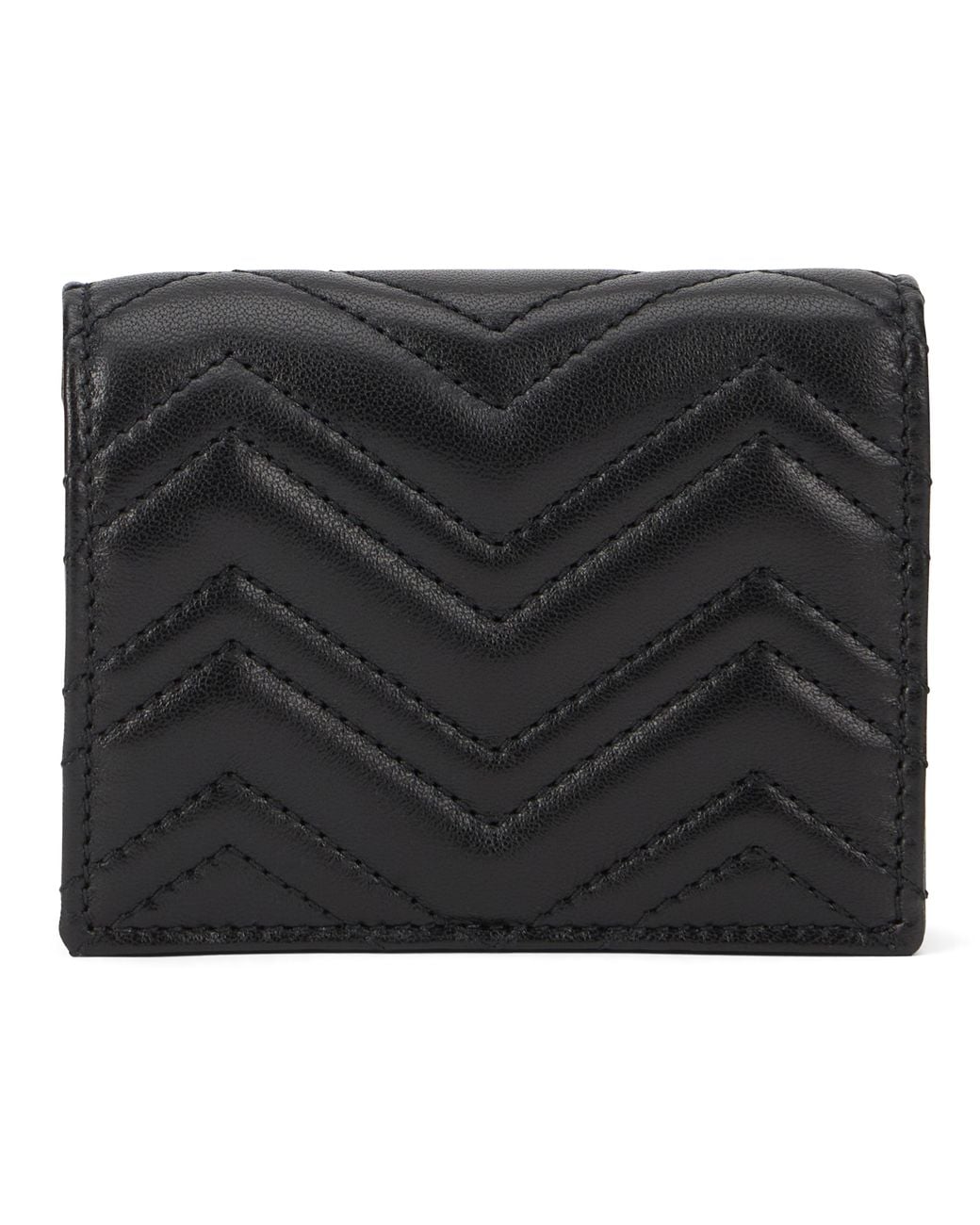Gucci Black Gg Marmont Wallet