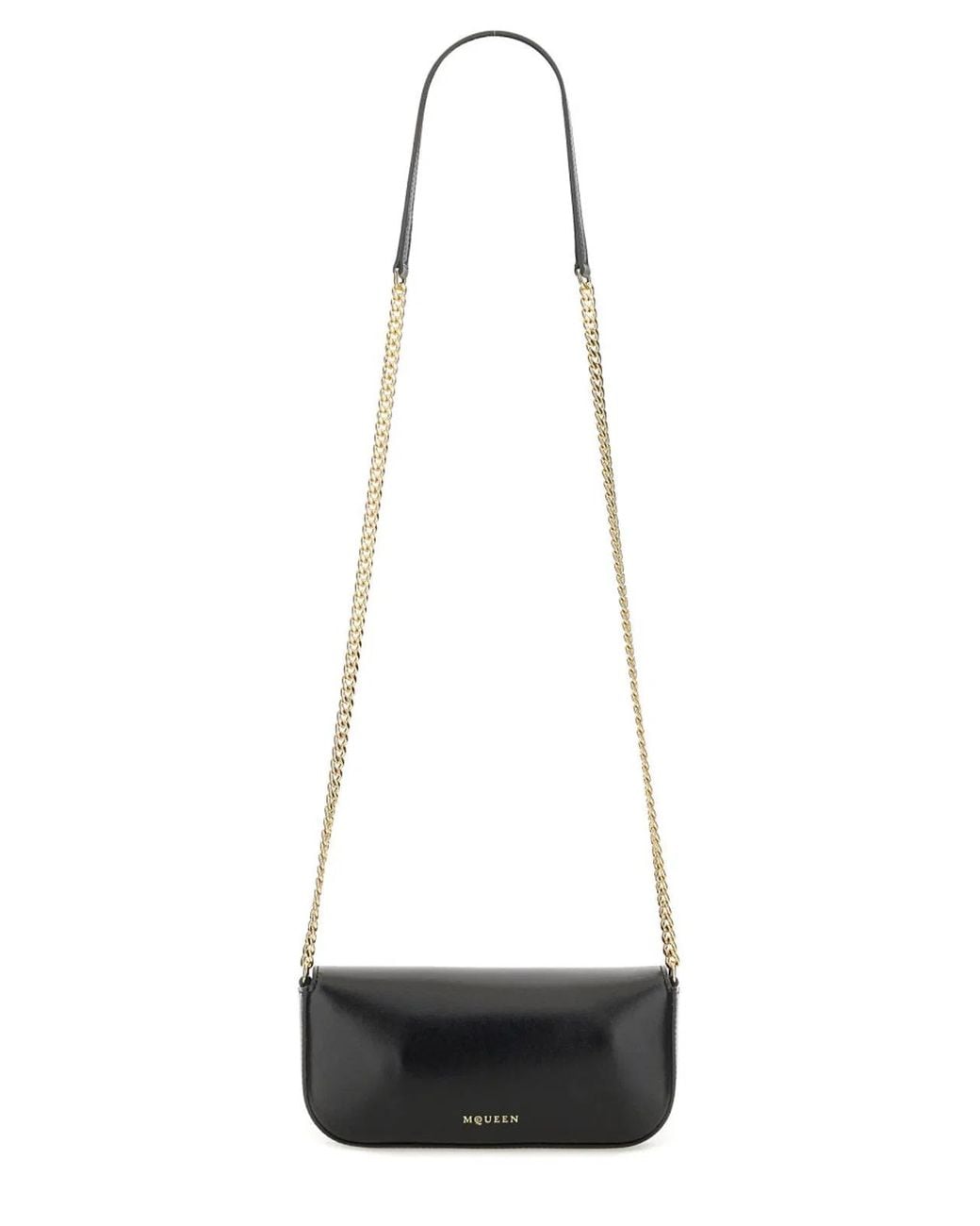 McQueen White "Skull Flower" Bag Small