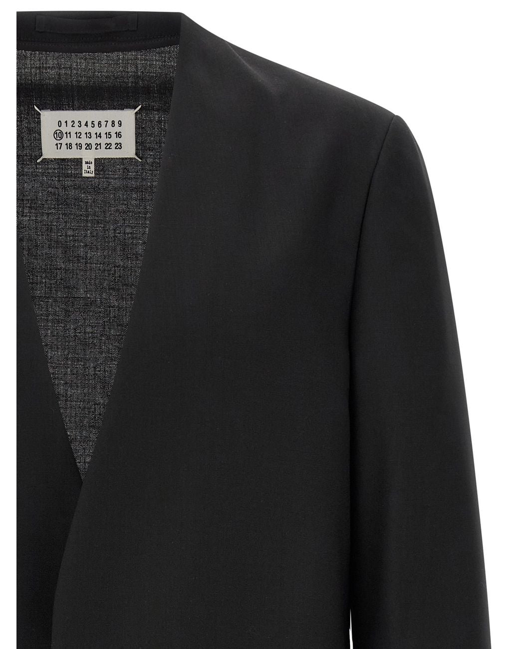 Maison Margiela Black 'Minimal' Blazer for men