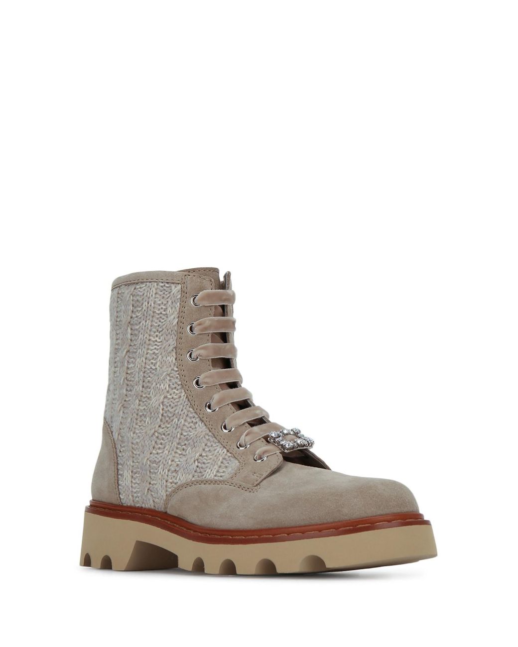 Roger Vivier Brown Viv Rangers Truck Charms Bootie 20