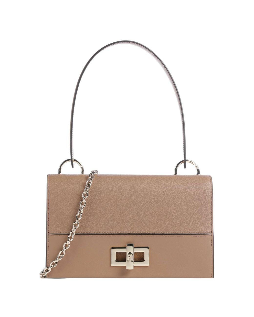 Furla Brown Amelia M Shoulder Bag