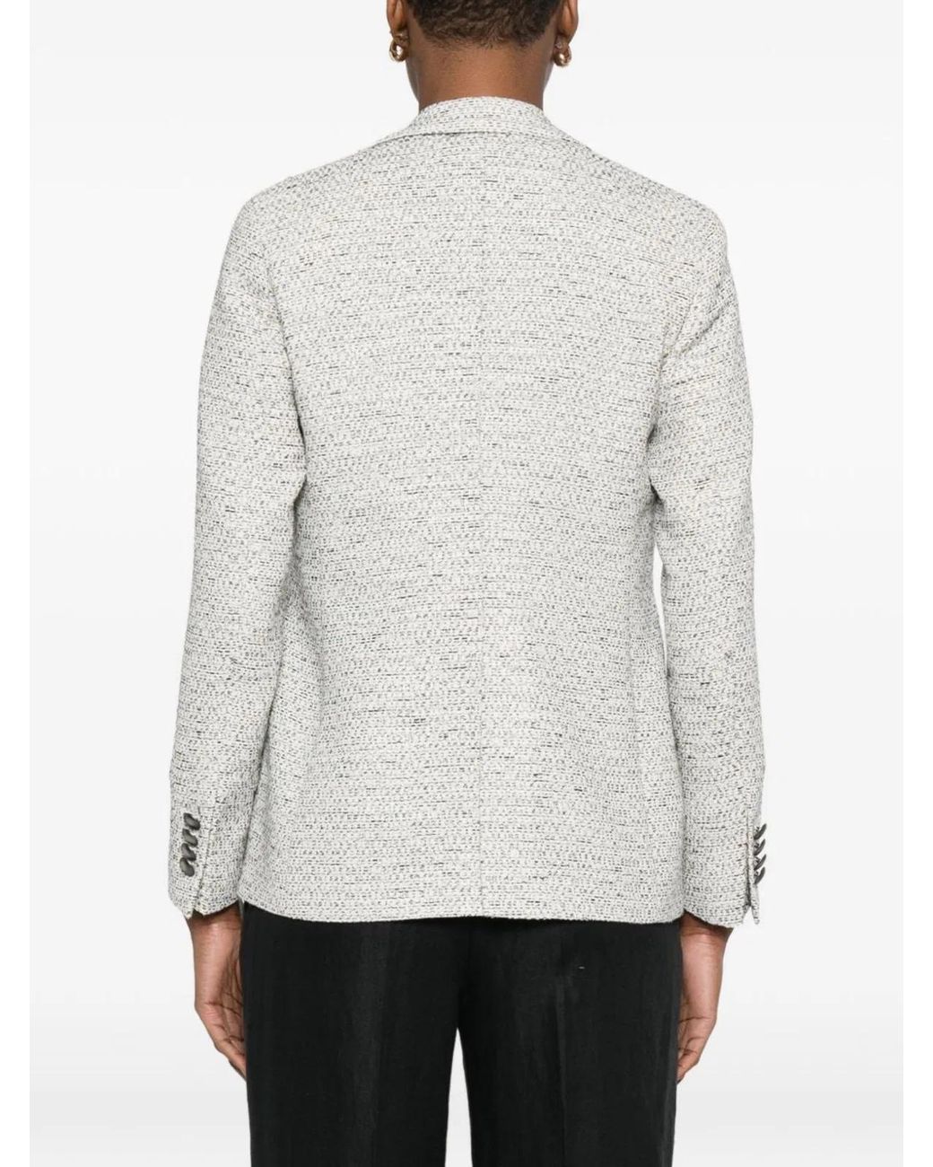 L.b.m. 1911 White Single-Breasted Jacket