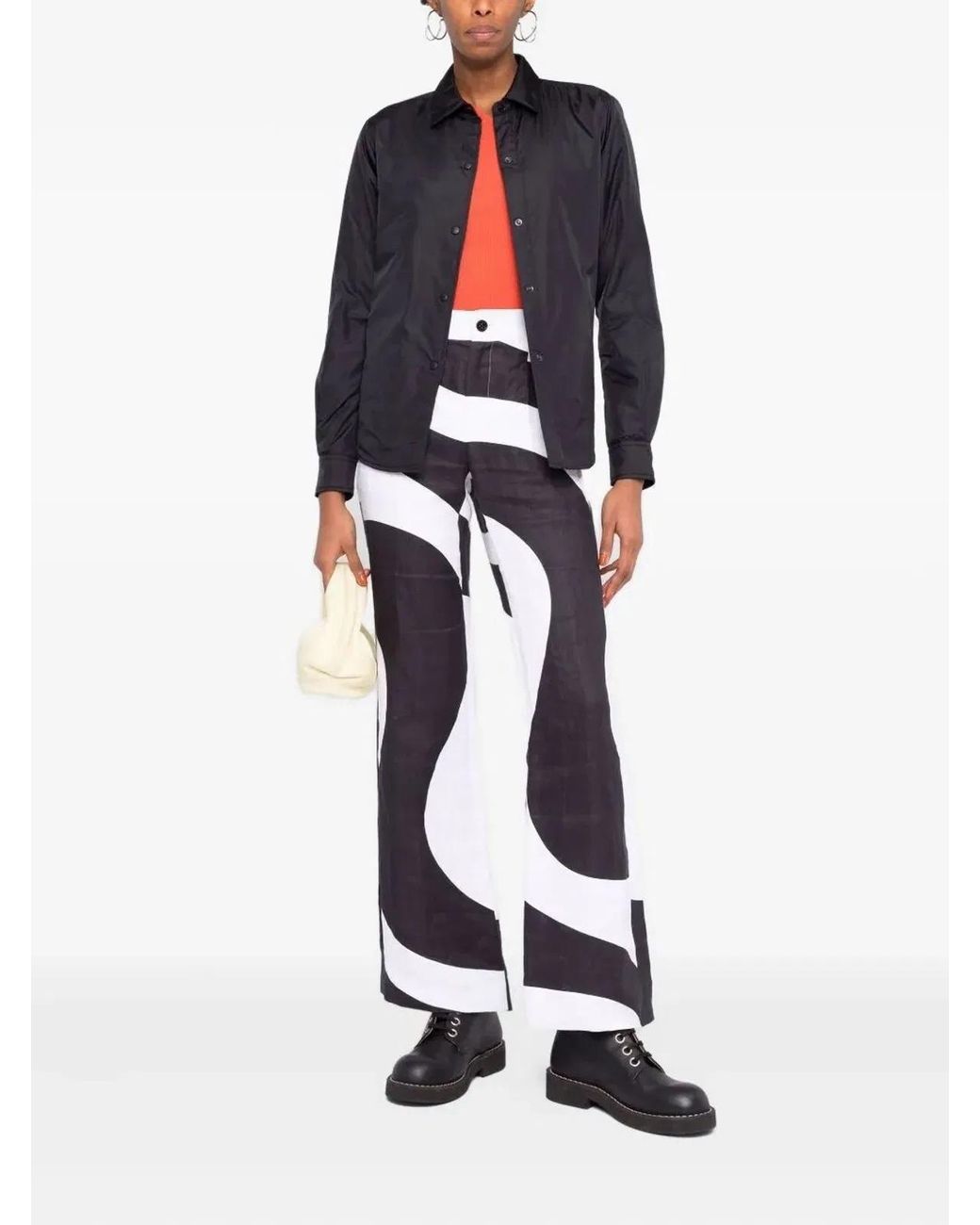 Aspesi Black "Glue" Shirt With Log