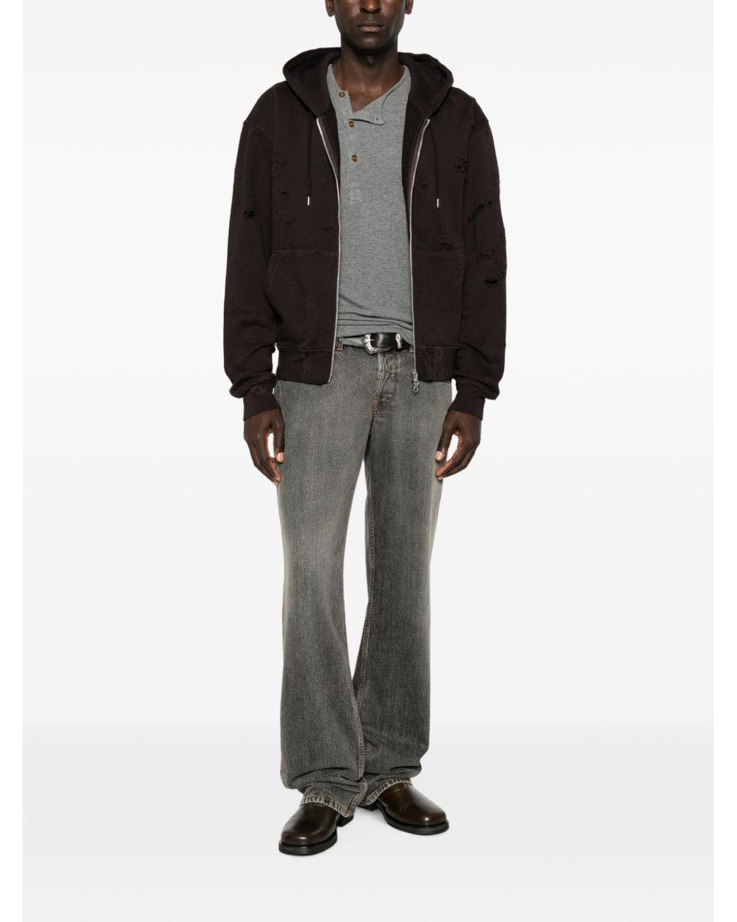 Our Legacy Black Dark Cotton Sweater for men