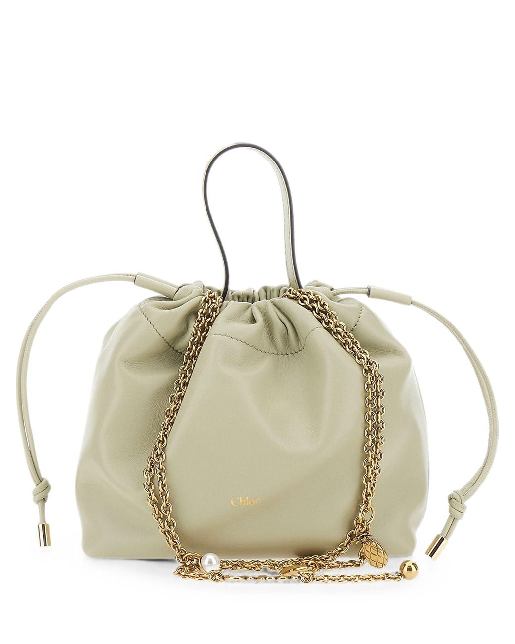 Chloé Natural Icons Leather Chain Shoulder Bag
