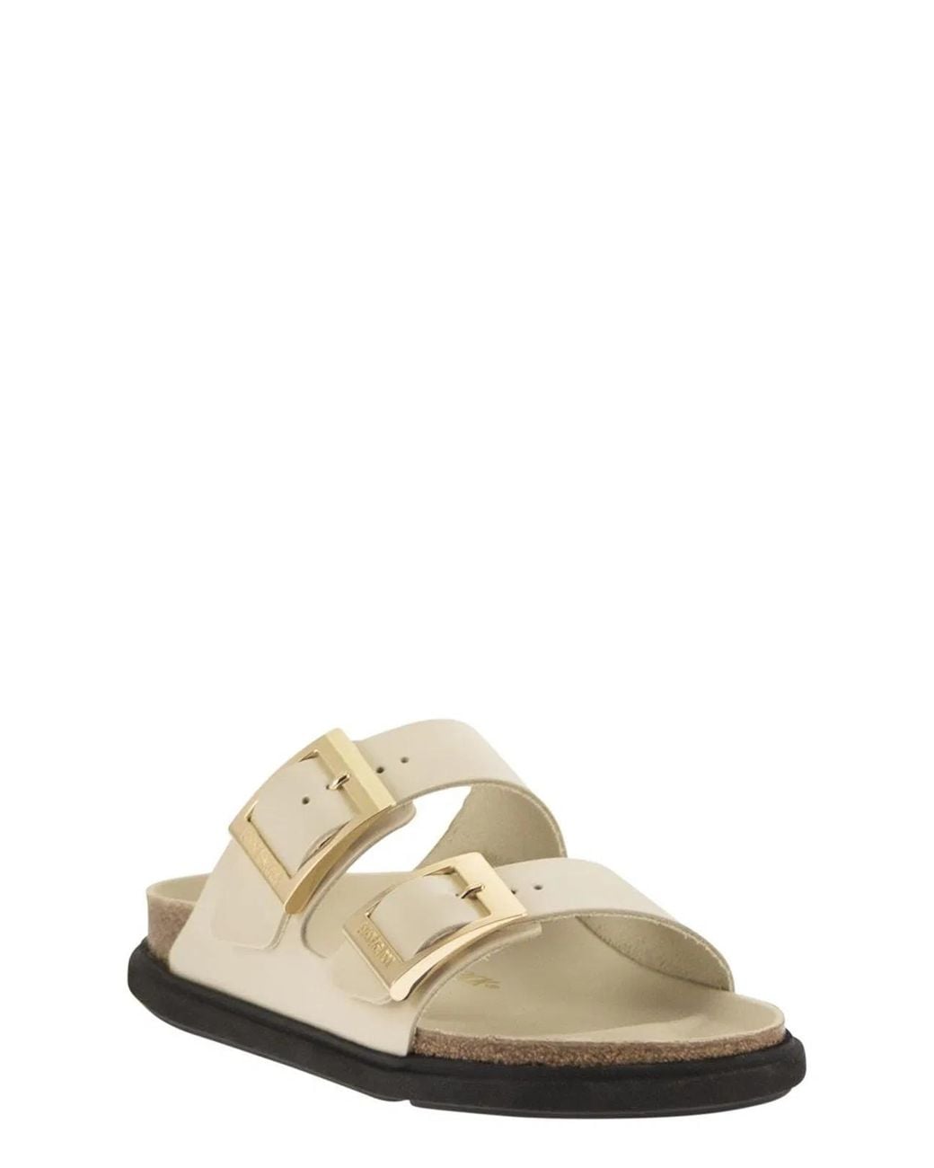 Birkenstock Metallic Arizona Db Hex – Patent Natural Leather Sandal