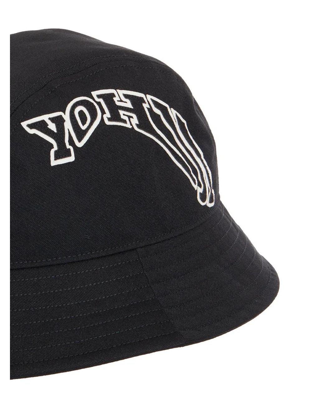 Y-3 Black Cappello Bucket for men