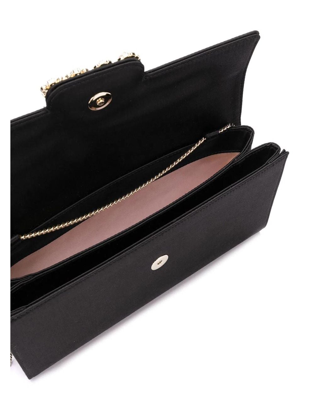 Roger Vivier Black Efflorescence Pochette
