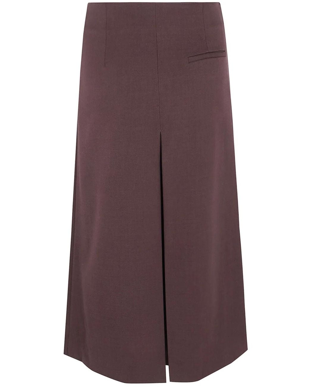 DR. HOPE Purple Asymetrical Midi Skirt