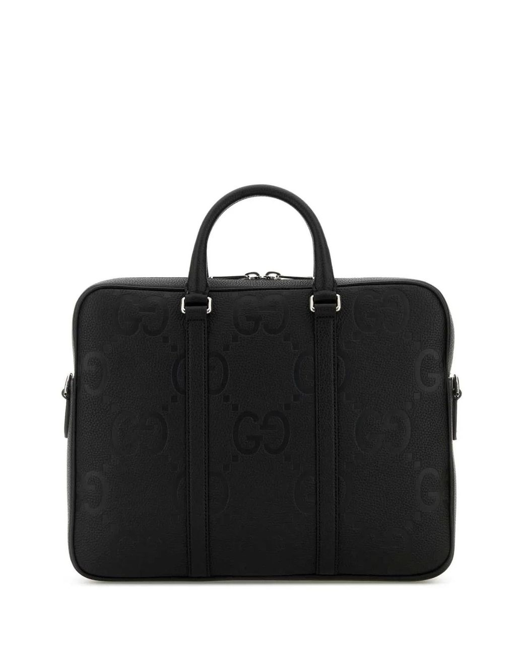 Gucci Black Leather Briefcase