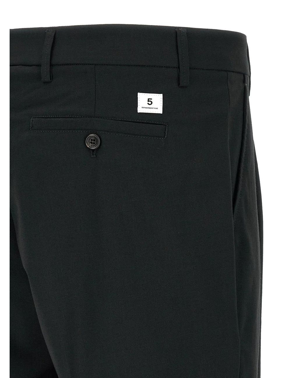 Department 5 Black 'Gin' Pants for men