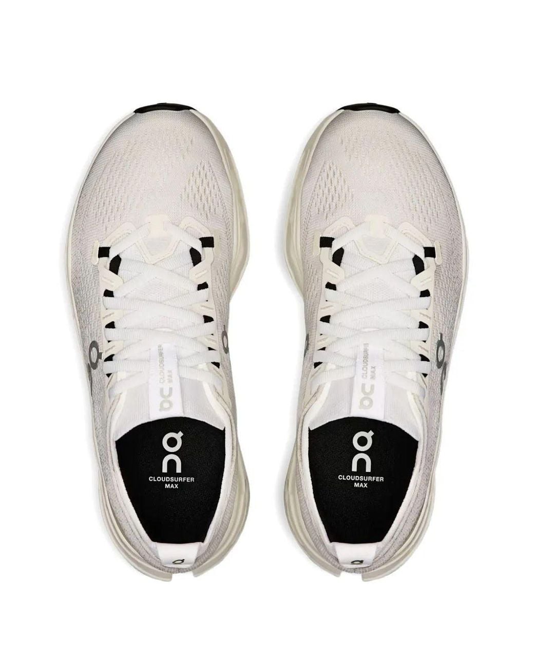 On Shoes White Running Cloudsurfer Max