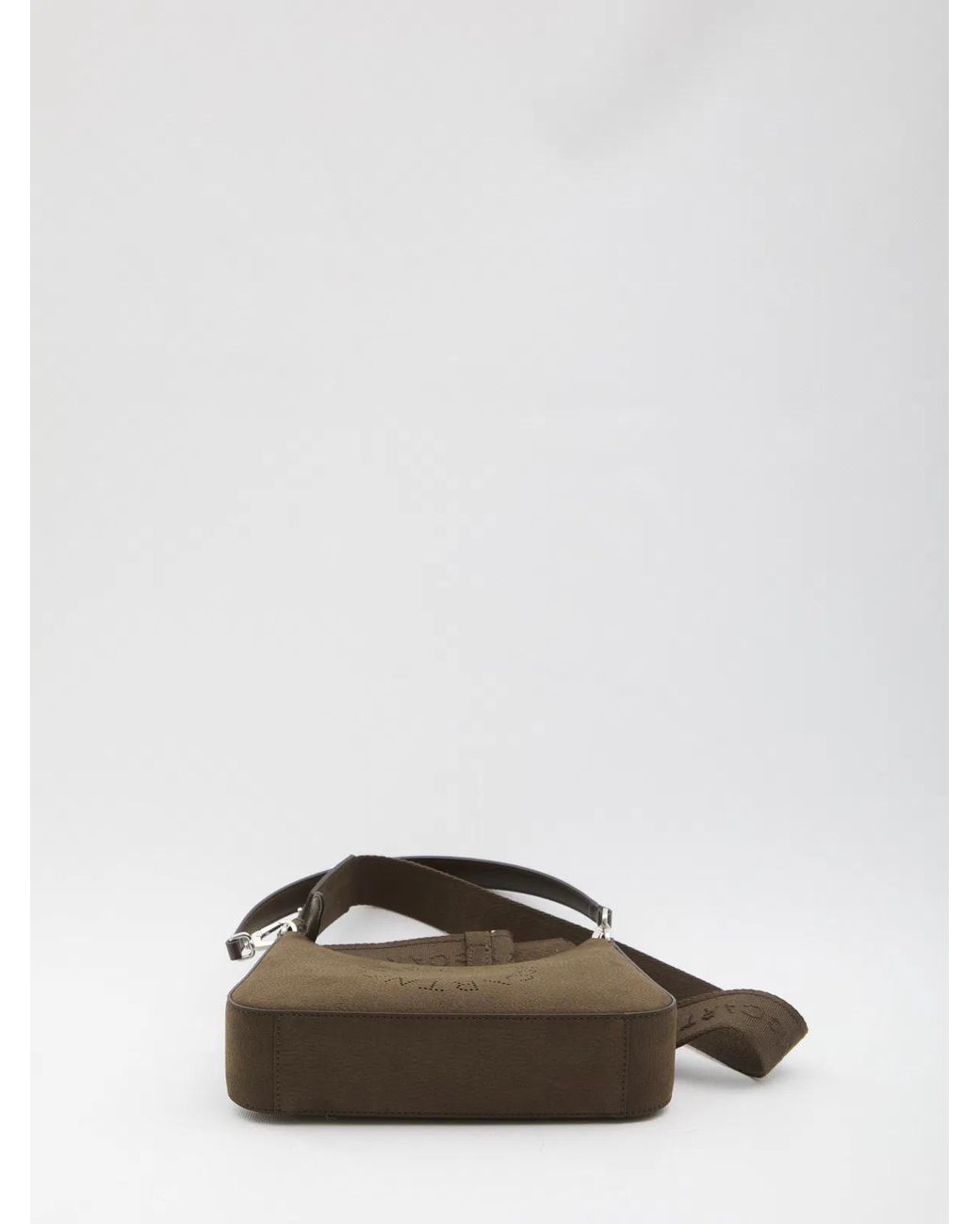 Stella McCartney Brown Stella Logo Crossbody Bag