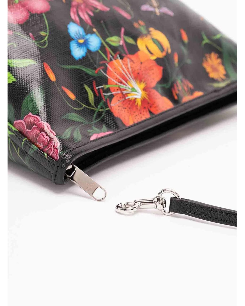 Gucci White 'Essence Flora' Mini Bag